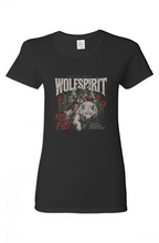 Load image into Gallery viewer, Wolf Spirit Ladies Heavy Cotton T-Shirt
