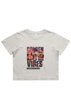 Load image into Gallery viewer, Golden Boy Vibes Heavy Faded Crop Tee
