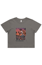 Load image into Gallery viewer, Golden Boy Vibes Heavy Faded Crop Tee
